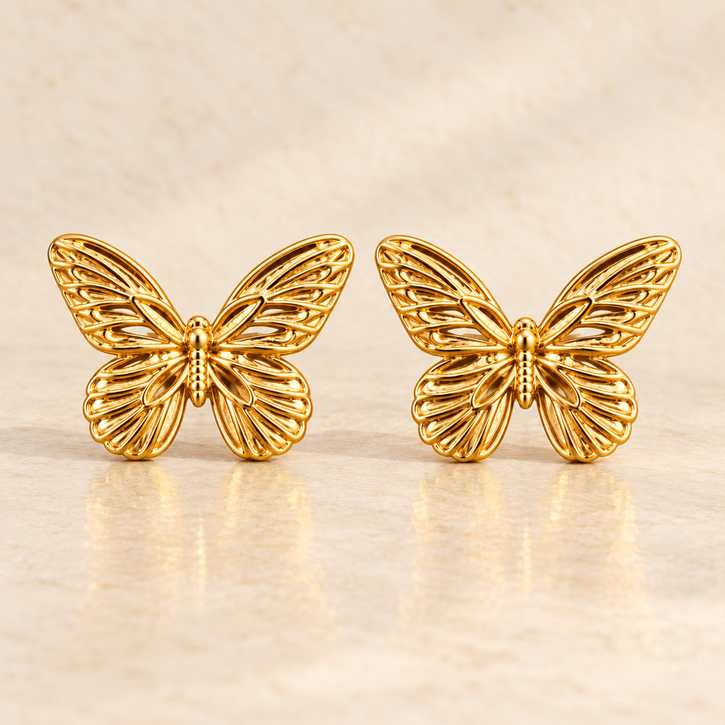 Butterfly Studs by JHIL