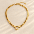 Heart Link Necklace by JHIL