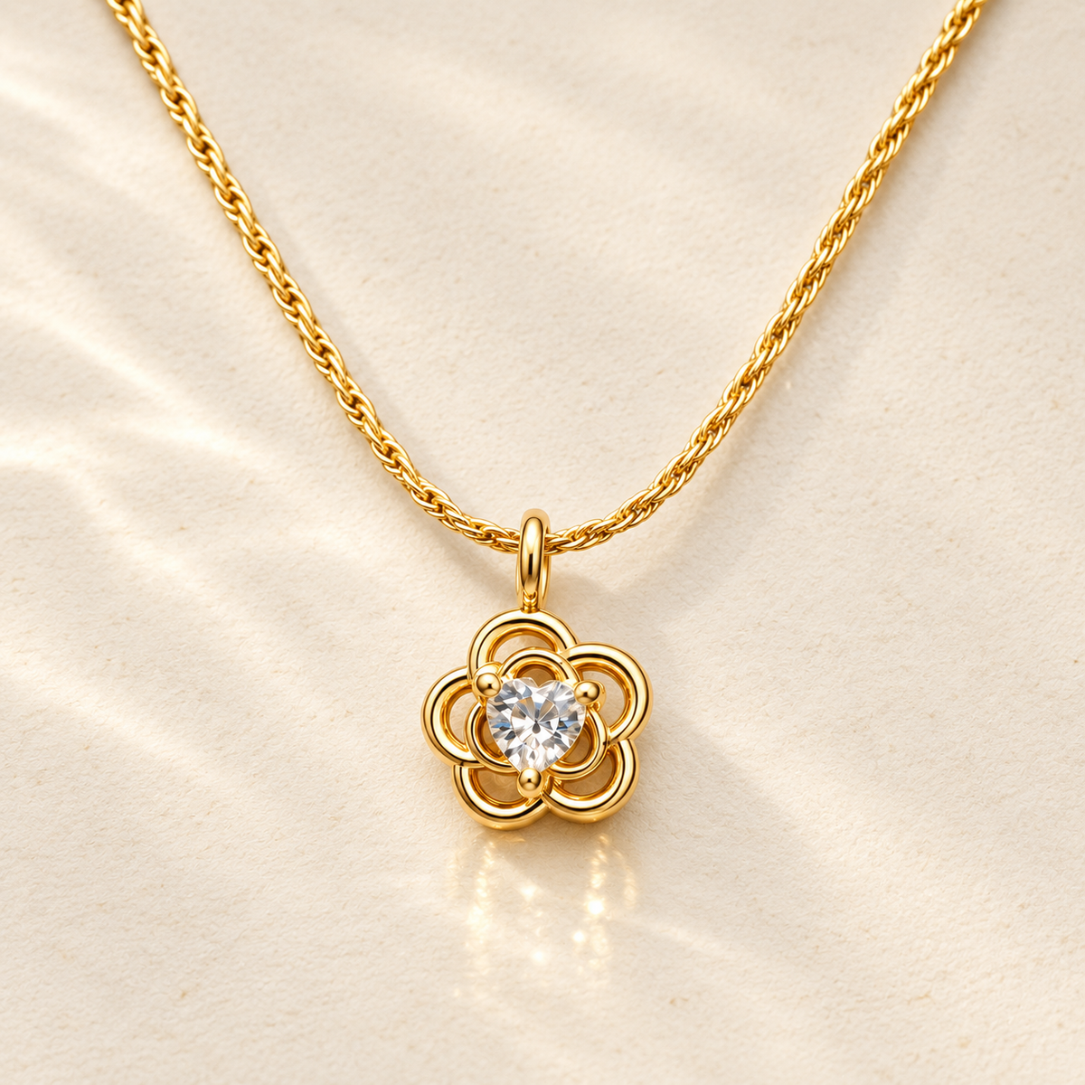 Rosette Halo Pendant by JHIL