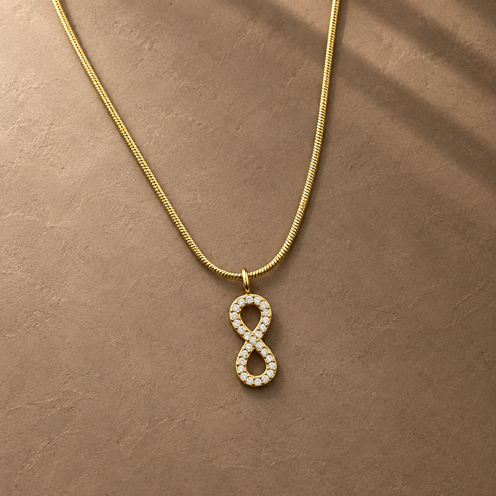 Infinity Pendant detail