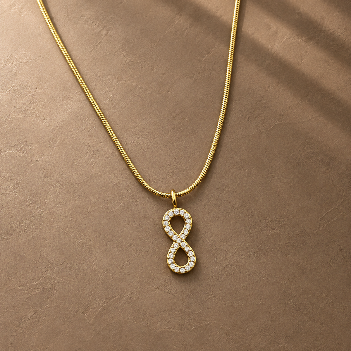 Infinity Pendant detail