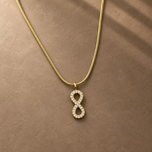 Infinity Pendant detail